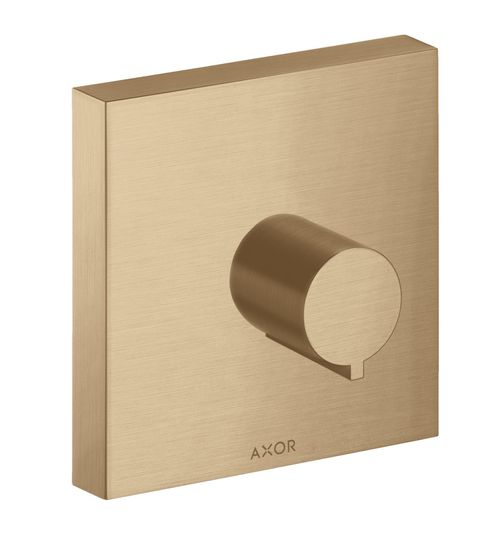 AXOR-HG-AXOR-ShowerSolutions-Absperrventil-120-120-Unterputz-eckig-Brushed-Bronze-10972140 gallery number 1